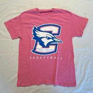 Creighton University Basketball T-Shirt Cancer Awareness: Gildan Medium Cotton P